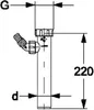 Verstellrohr Bördelrohr 1 1/2 Zoll x DN40 mit Produktbild-Vorschau 2