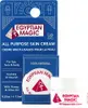 A product shot of Egyptian Magic All Purpose Skin Cream, showing the outer packaging and a small jar of the cream. Produktbild-Vorschau
