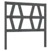 vidaXL Kopfteil Grau 106x4x100 cm Massivholz Kiefer - Produktbild-Vorschau 2