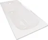 A white bathtub on a white background. Produktbild-Vorschau