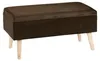 Relaxdays Zitbank met opbergruimte, fluwele bekleding, 40 Productafbeelding-voorbeeld 10