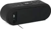 A black digital radio with a USB port and audio jacks on the side. Produktbild-Vorschau