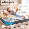 Materac 140x200 cm, wysokość 22 cm, z wbudowanym topperem, Podgląd zdjęcia produktu 10