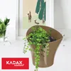 KADAX Blumentopf "Sisco", Dreieckig Übertopf, Pflanztopf Produktbild-Vorschau 2