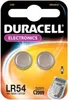 Duracell LR54, Alkali, Button/coin, 1.5 V, 12 mm, 12 mm, 3 Produktbild-Vorschau 2