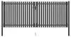 vidaXL: Puerta de jardín de acero, 400 x 125 cm, color Vista previa de la imagen del producto 5