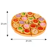 Dřevěná pizza na krájení se suchým zipem pro děti, 27 prvků Náhled obrázku produktu 4