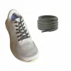Ovale Schnürsenkel für Laufschuhe - Grau Dunkel - 140 cm Produktbild-Vorschau