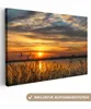 MuchoWow® - Leinwandbilder - Sonnenuntergang - Meer - Produktbild-Vorschau 1