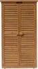 Gartenschrank "Space" - 87 x 46,5 x 160 cm - Braun Produktbild-Vorschau 2
