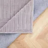 Teppich BOW waschbar 200 x 300 grau mit Shaggy Bogenmuster Produktbild-Vorschau 5