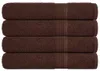vidaXL Serviettes FROGN, lot de 4, marron, 100 x 200 cm, Voir les images du produit 7