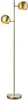 A floor lamp with two adjustable heads, made of brass. Produktbild-Vorschau
