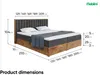 MEBLINI Boxspringbett mit Bettkasten - Gepolstert Produktbild-Vorschau 7