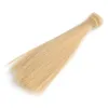 1m Puppenhaar Perücke blond glatt 20cm lang Produktbild-Vorschau