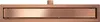 Scarico Lineare REA NEOX 90 Brush Copper Anteprima dell’immagine prodotto 4