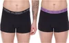 Kappa Boxershorts 2er-Pack Schwarz/Dewberry - M Produktbild-Vorschau 4
