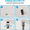 Bächlein Universal Ablaufgarnitur mit Überlauf (Keramik) - Produktbild-Vorschau 4