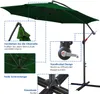 Ombrellone Izrielar 3,5 m verde Ombrellone da giardino con Anteprima dell’immagine prodotto 4