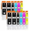 A collection of ink cartridges arranged in two rows against a white background. Produktbild-Vorschau