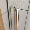 Duschspa Walk-In Faltbar Duschwand 106.5 x 185cm Drehbar Produktbild-Vorschau 5