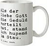 Mr. & Mrs. Panda Tasse Als der liebe Gott... - Weiß - Produktbild-Vorschau 1