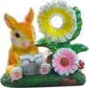 Garten Solar LED Dekofigur Hase Solarleuchte Gartenfigur Produktbild-Vorschau 1