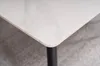 Esstisch JUSEF - 130x70, weiß / schwarz Produktbild-Vorschau 4