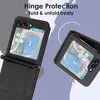 Handyhülle für Samsung Galaxy Z Flip 5 Leder Flip Klappbare Produktbild-Vorschau 2