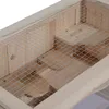 PawHut Hamsterkäfig aus Holz für Zwerghamster Nagerkäfig Produktbild-Vorschau 9