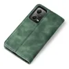 A green flip case for a smartphone is shown on a white background. Produktbild-Vorschau