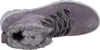A top-down view of a gray boot with faux fur lining. Produktbild-Vorschau