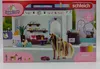 The image shows the packaging of a Schleich Horse Club Sofia's Beauties Tier Salon playset, featuring various toy figures and accessories. Produktbild-Vorschau