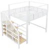 Flieks Etagenbett 140x200cm mit Treppe und Ablagen, Produktbild-Vorschau 7