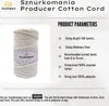 Geflochtene Baumwollkordel mit Kern 5mm 100m, Makrameegarn, Produktbild-Vorschau 4