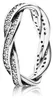 Pandora Anello con linee intrecciate scintillanti 190892CZ Anteprima dell’immagine prodotto 5