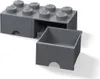 LEGO úložný box 8 s šuplíky - tmavě šedá Náhled obrázku produktu 5