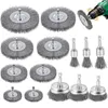 14 Stück Drahtbürste Bohrmaschine Set, Für Stahlbürste Produktbild-Vorschau 3