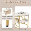 INONEFT Couchtisch 2er Set, Moderne Wohnzimmertisch mit Produktbild-Vorschau 7