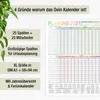 Urlaubsplaner 2027 A1 Bunt Wandkalender XXL – Produktbild-Vorschau 4