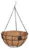 Relaxdays Blumenampel 3er Set, Metallkorb & Kokoseinlage, H Produktbild-Vorschau 11