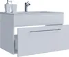 2-tlg. Waschplatz Waschtisch Badinos 1 Produktbild-Vorschau 1