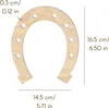 Creative Deco 10 x přívěsky ve tvaru podkovy z překližky | Náhled obrázku produktu 3