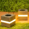 Solárny vonkajší kameň Solárny kameň 12 cm LED solárne Náhľad obrázku produktu 2