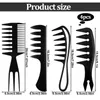Lot de 4 peignes de coiffure – peignes à dents larges pour Voir les images du produit 3