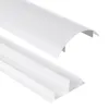 Hliníková krycia lišta na káble 62x20x750mm biela MC-814 W Náhľad obrázku produktu 1