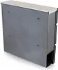A dark grey mailbox with a silver top, shown from a slightly elevated side angle against a white background. Produktbild-Vorschau