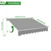 LZQ 300 x 250 cm markíza s kĺbovým ramenom, hliníková Náhľad obrázku produktu 2