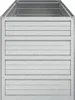 vidaXL Garten-Hochbeet 100x40x45 cm Verzinkter Stahl Silber Produktbild-Vorschau 5