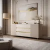 Kommode MIRAGE GOLD, mit 3 Schubladen und 2 Türen Produktbild-Vorschau 2